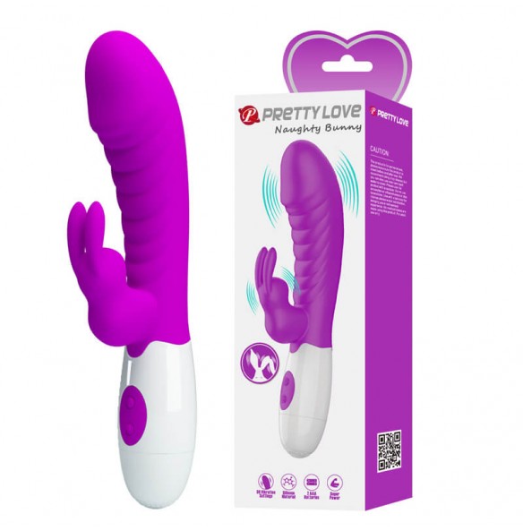 Pretty Love - Naughty Bunny Powerful Vibrating Massager Wand (Battery - Red Rose) Pretty Love - Naughty Bunny Powerful Vibrating Massager Wand (Battery - Red Rose)